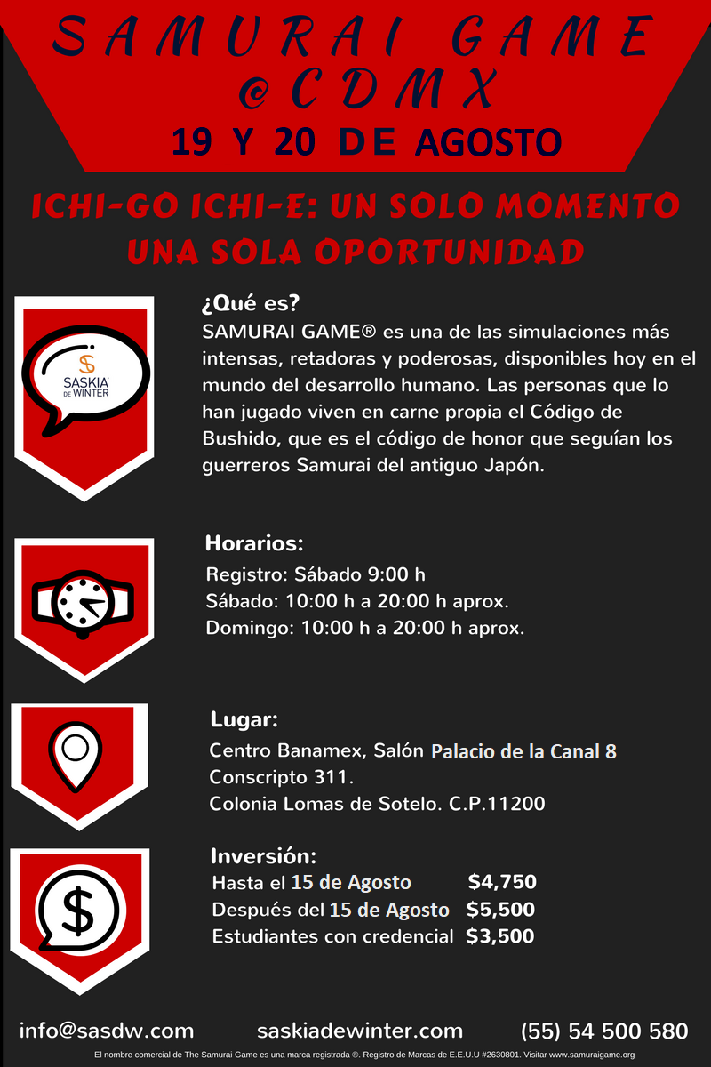 Samurai Game® - Saskia de Winter Training