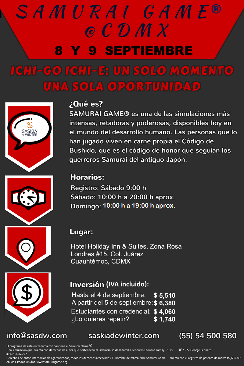 Samurai Game by Saskia de Winter Training